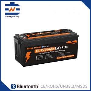 Dineng battery-12.8V200Ah-LiFePO4 battery Bluetooth battery